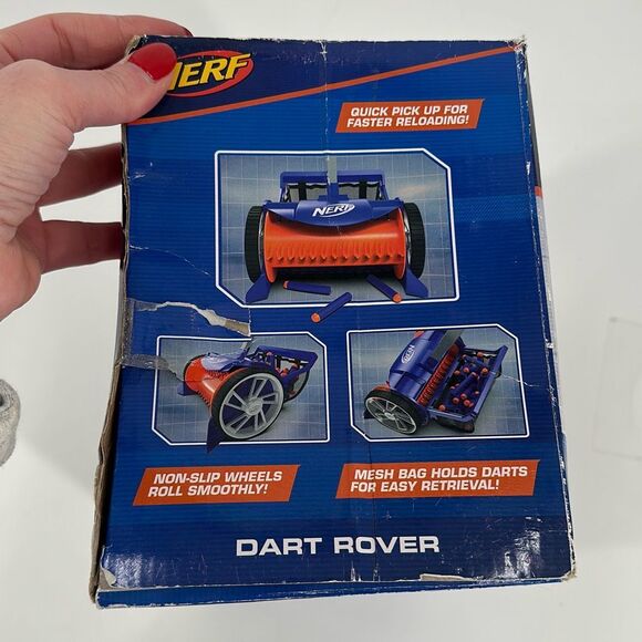 NWT Nurf Elite Kids Dart Rover Toy Clean Pick Up Darts Blue Orange OS - Picture 5 of 7